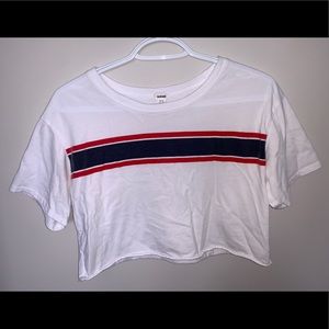 Garage cropped top shirt